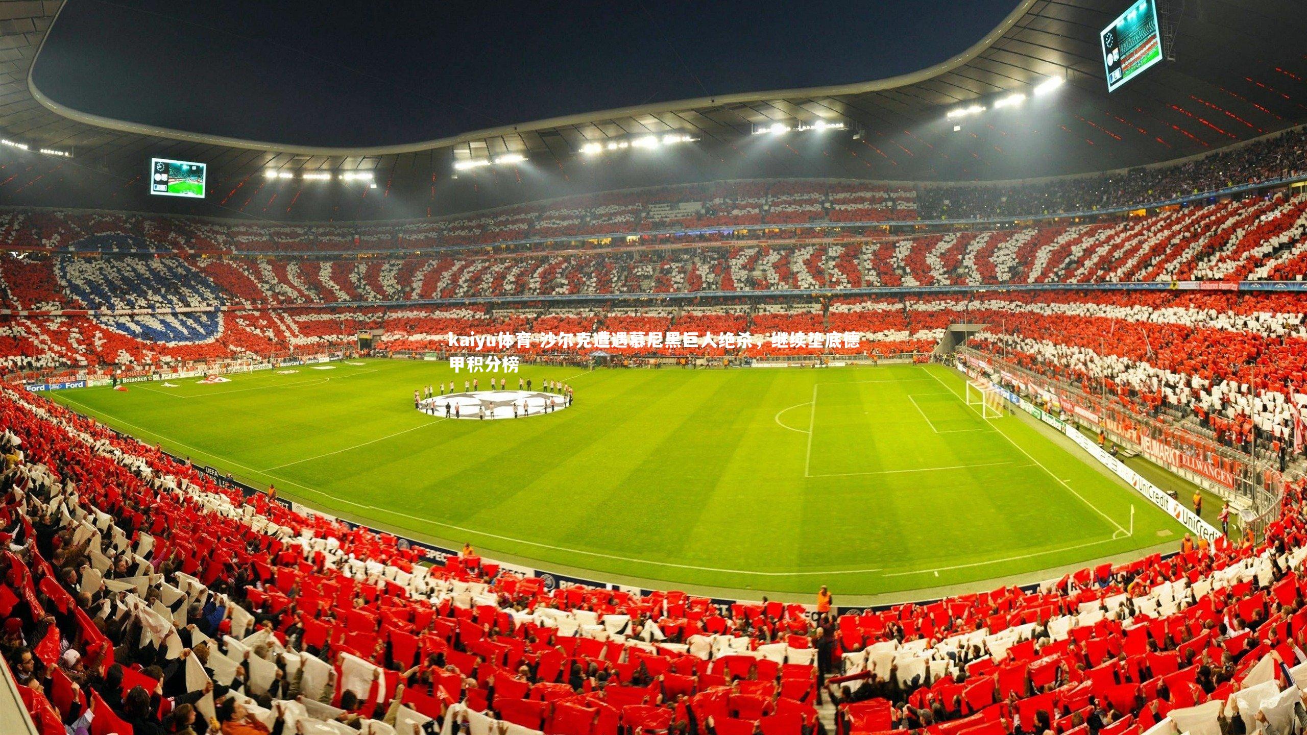 kaiyu体育-沙尔克遭遇慕尼黑巨人绝杀，继续垫底德甲积分榜